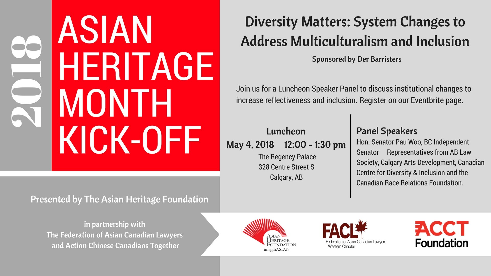 Celebrate The Launch Of 2018 Asian Heritage Month